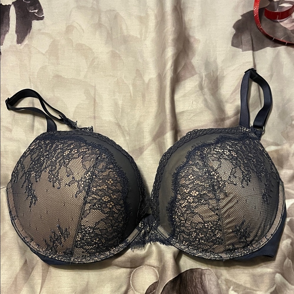 Victoria's Secret Blue Lace Bra